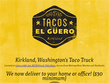 Tablet Screenshot of kirklandtacos.com